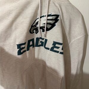 Eagles Hoodie in Cream and Black